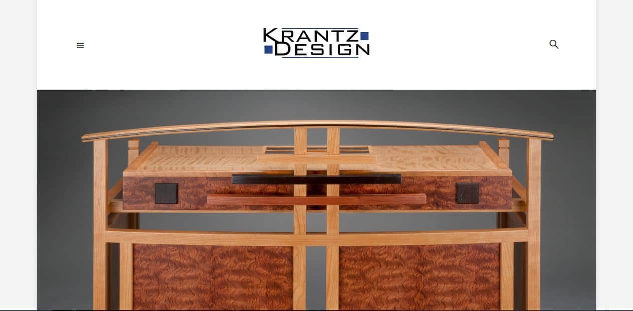 Krantz Design website by New Sky Websites in Oconomowoc, WI