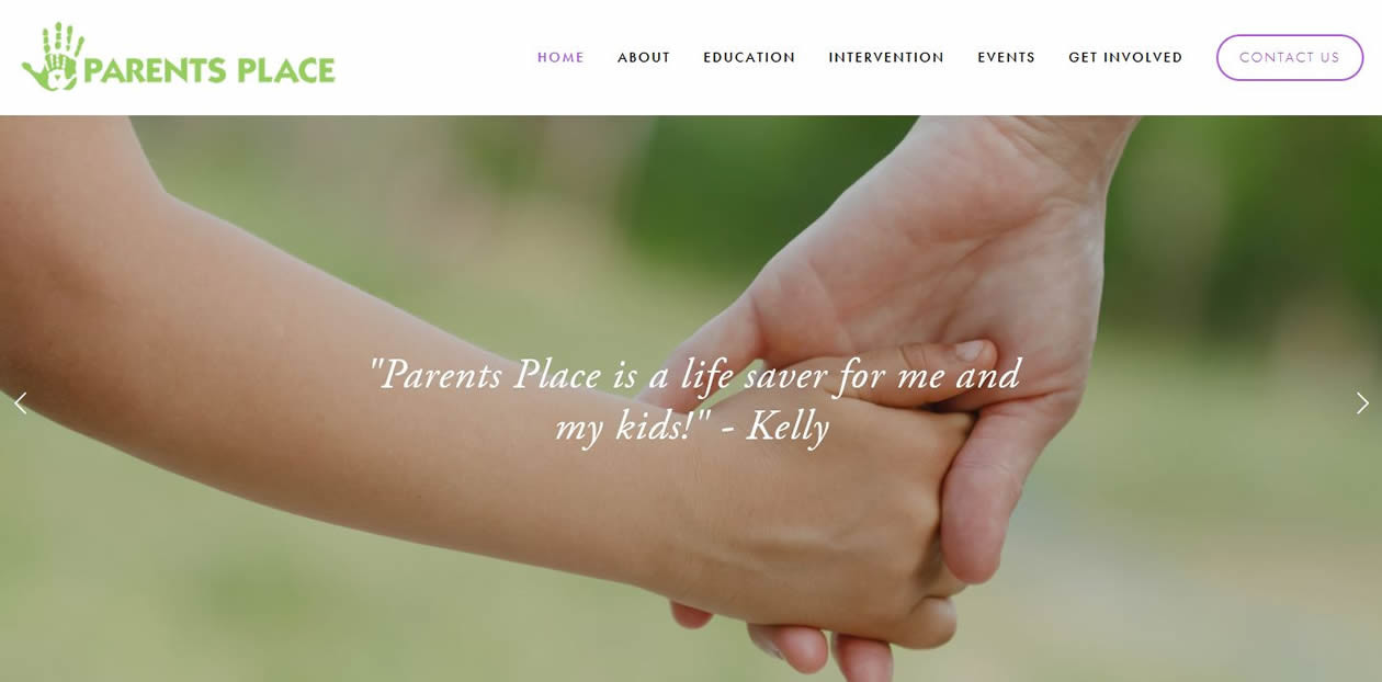 Parents Place website by New Sky Websites