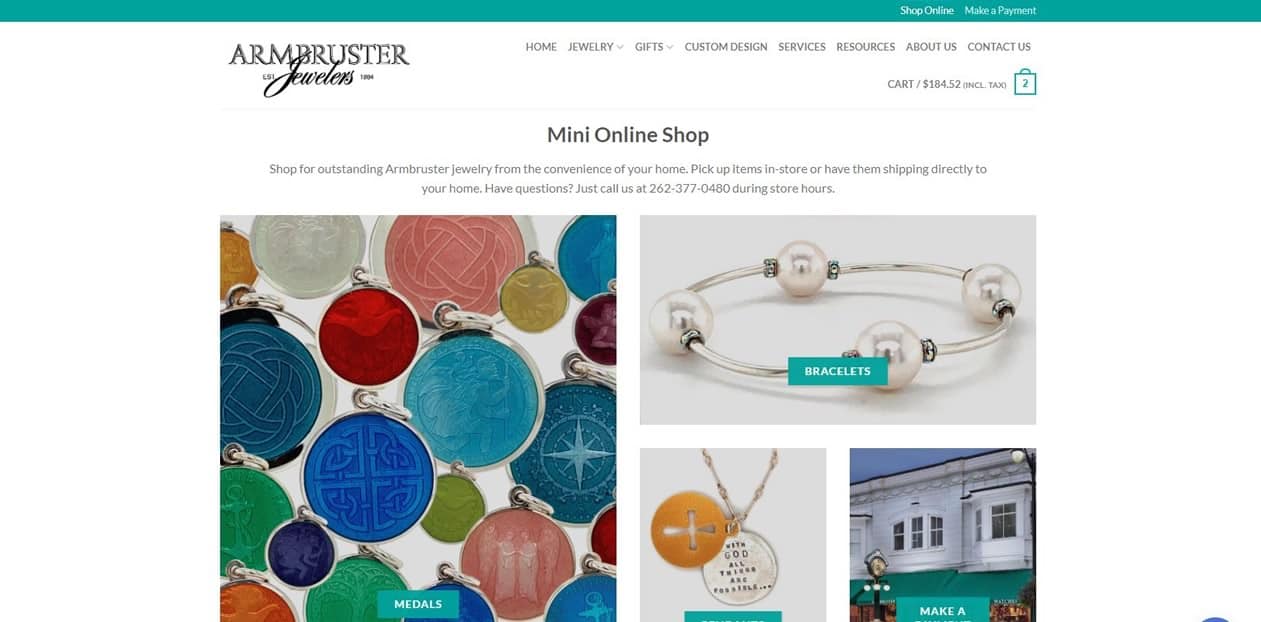 Armbruster Jewelers Online Store