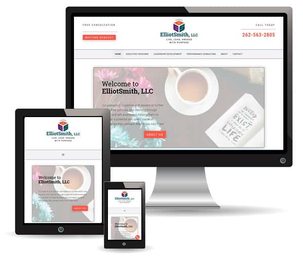 ElliotSmith Consulting web design by New Sky Websites